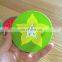 soft surface 9cm diameter fruit design soft pvc coaster for promotional gift