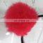 High quality Winter Cute Big Rabbits Fur Ball headband for girls