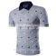 Custom Men's Fashion Short Sleeve Full Printed Polo T Shirt