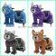 HI CE standard sit on animals battery operated plush animals ride for mall