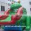 Frog dry slide inflatable for kids