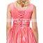 Grace Karin Sexy Sleeveless V-Neck Satin Watermelon Color Prom Party Dress Short Homecoming Dress Under 100 GK000126-1