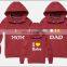 Small Order Accept Printed Custom Hoodies