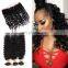 wholesale hair weave distributors loose wave Ear to Ear Lace Frontal Closure with bundles brazilian hair