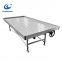 Ebb and flow rolling table for plant growing used in greenhouse