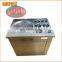 Thailand Flat Pan Fried Ice Cream Roll Machine Cold Stone Marble Slab Top Fry Ice Cream Machine