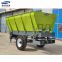 Gengze tractor towing small size solid manure fertilizer spreader trailer