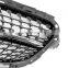 Front Diamond Black Grilles Grill Fit 2014-2016 For Mercedes Benz W212 E350/E550