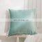 Decorative Throw Pillow Covers Soft Particles Velvet Solid Cushion Covers
