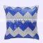 Reversible custom printed  magic Mermaid Sequin Pillow cover