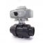 2way electric ball valve butterfly valve 3 way valve with actuator for heating and cooling system