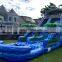 Tropical Palm Tree Large Inflatable Water Slide and Pool