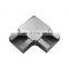 Stainless Steel Rail Fitting 90 Degree Elbow Slot Tube Connector