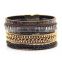 2016 leather cuff bracelet jewellery bracelets XE09-0011