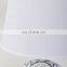 European style retro desk lamp hand-carved design white ceramic table lamp for hotel bedroom