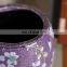 Italy modern garden decoration indoor outdoor plant planter custom purple flower pots with elegant flower pattern