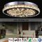 Popular fashion crystal round led lights for study room