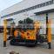 crawler base water well drilling rig machine driven by diesel engine with 300m drilling depth pneumatic DTH