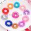 100% Real Picture 2015 Girl Baby Women Hair Elastic Ties Plastic Hair Rope Fashion Mix Wholesale 100pcs Assorted Phone Wire Hair