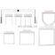 Hot Selling 7in1 Fast Metal Frame Embroidery Hoop Frames for Barudan Embroidery Machine QS 380MM