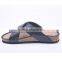 OEM logo snake print upper simple design comfort summer flat slippers