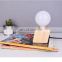 Tonghua Vintage Wood Base LED Filament Light Home Decor Table Lamp E26 E27 Bulb Socket Retro Bedroom Desk Reading Light
