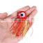 New 20-120G Size Sinking Fishing Skirt Lure Metal Jig Head with Quality Hooks Squid Luminous Jigging Lures