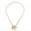 Carabiner Gold Chian Necklace