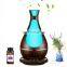 400ml Bowling Ball Shape Wooden Grain 7 Color LED Essential Oils Air Humidifier Ultrasonic Aroma Diffuser