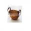 wooden curved bowl