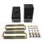 rear aluminum black car suspension body lift blocks lift car kit for dmax