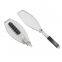 BBQ Fish Grill Basket Chrome plated BBQ Barbecue Grill Accessories Mesh Wire Fish Basket with wood handle