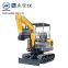 Factory direct sales low price 1.8 ton 2ton hydraulic mini digger mini excavator
