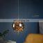 Nordic Luxury Gypsophila Hanging Lighting LED Art Bedside Lamp For Restaurant Hotel Bar Glass Led Pendant Light