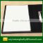 High quality durable leather waterproof 2 ring binder