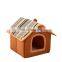 Wholesale Foldable Cat Bed House Outdoor Indoor Play Ball Waterproof Super Soft Home Cave Cat House new 2022