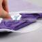 Custom frosted zipper bag transparent autumn and winter clothing packaging bag