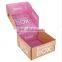 Custom LOGO Printed Postal Recycled brown Corrugated Gift Packaging Luxury Kraft Paper Matt Shipping Mailer Pink Box
