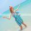 New Dust Proof Superfine Fiber Printed Rectangle Red Organic Soft Turkish Blanket Fruit Flamingo Flower Sand less Beach Towel