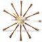 popularoriginal quality George walnut spindal shape wall clock