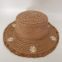 Summer casual hat small daisy simple atmosphere Sun hat hand woven straw hat