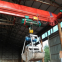 Electric special grab bridge crane doule-jaw A4 big volume 5.3t/m³ for sale