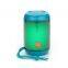 Portable Wireless Music Radio Player Box Multi Function Speakers Mini Transparent Colorful LED Light RGB Speaker