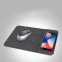 Portable Wireless Mouse Mat with 5W/10W Power Output Non-Slip Thick Base Washable Integrated Holder for Office and Laptop Use