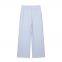 New European and American bead embellished waistband vest straight leg pants 8