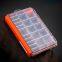 Fishing tackle box waterproof box fishing lure and hooks storage water resistant utility box