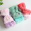 bowknot bath hair headbands for women face washing or facial mask