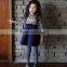 2015 Long Sleeve Stripe Splicing Kids Princess Dresses