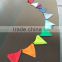 Nice colorful cotton party accesories bunting flags