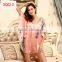 Plus Size Casual Robes Women's Nightgown, Batwing Sleeve Loose Sleepwear